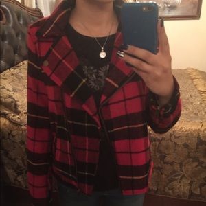 SOLD THREAD & SUPPLY plaid winter jacket