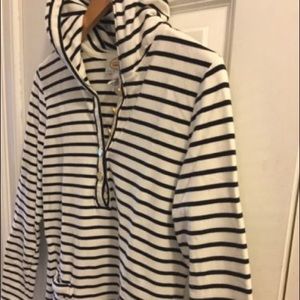 Talbots Women's Petite Hooded Shirt XL