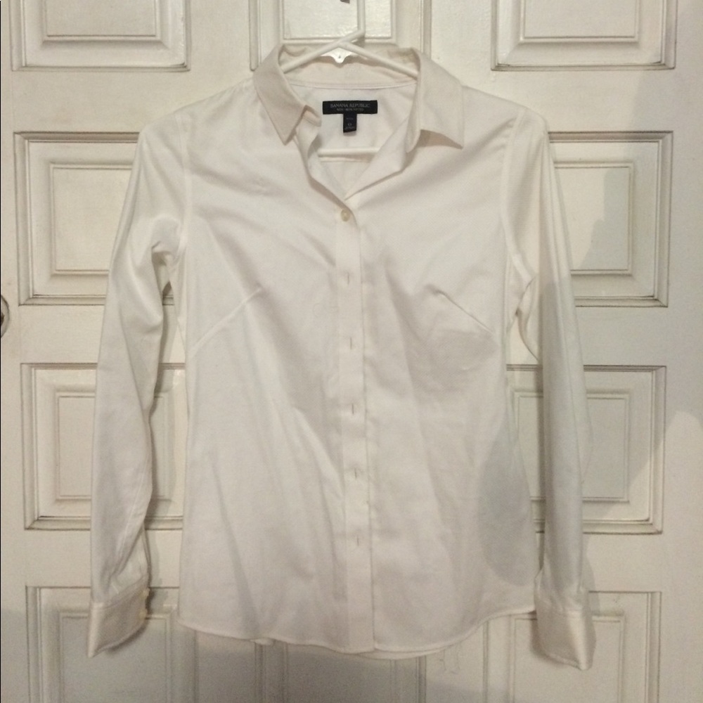 Banana Republic Non-Iron Fitted Button Down Sz OP