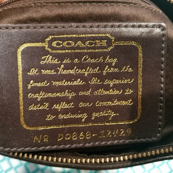 Coach Handbag Tote Satchel D0868 12429 - Picture 7 of 7