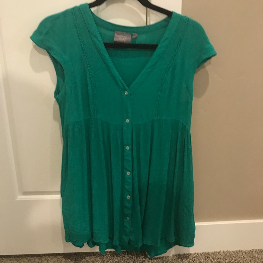 Emerald green top