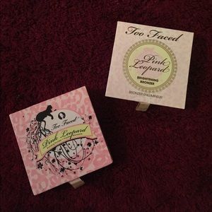 Too Faced Pink Leopard Bronzers-Travel sizes