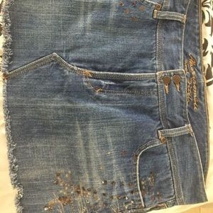 Abercrombie Jean Skirt