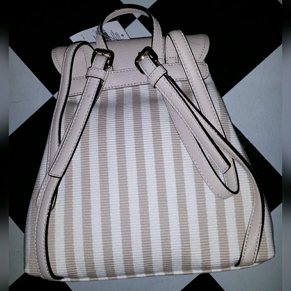 kate spade Small Breezy Mulberry Striped Backpack - Picture 3 of 8