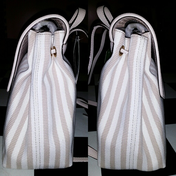kate spade Small Breezy Mulberry Striped Backpack - Picture 4 of 8