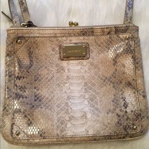 Nine West Snake Pattern Shoulder Bag