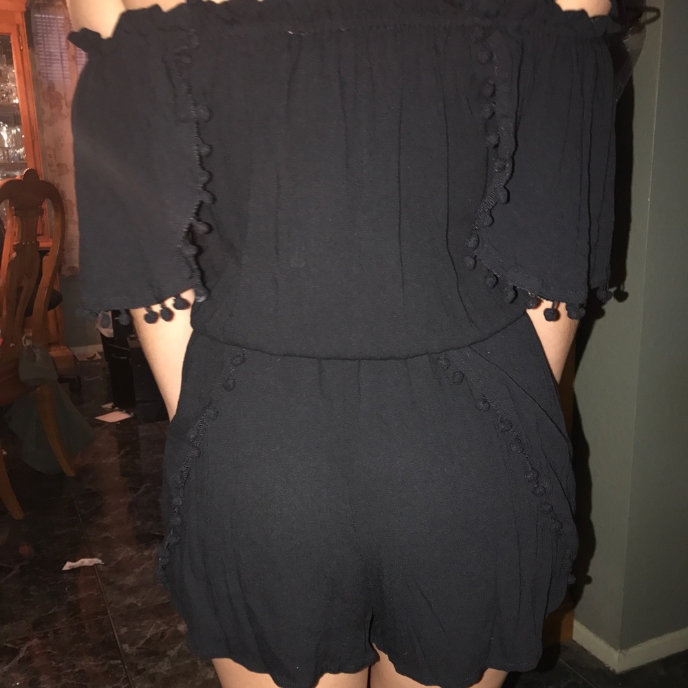 Black XS Romper