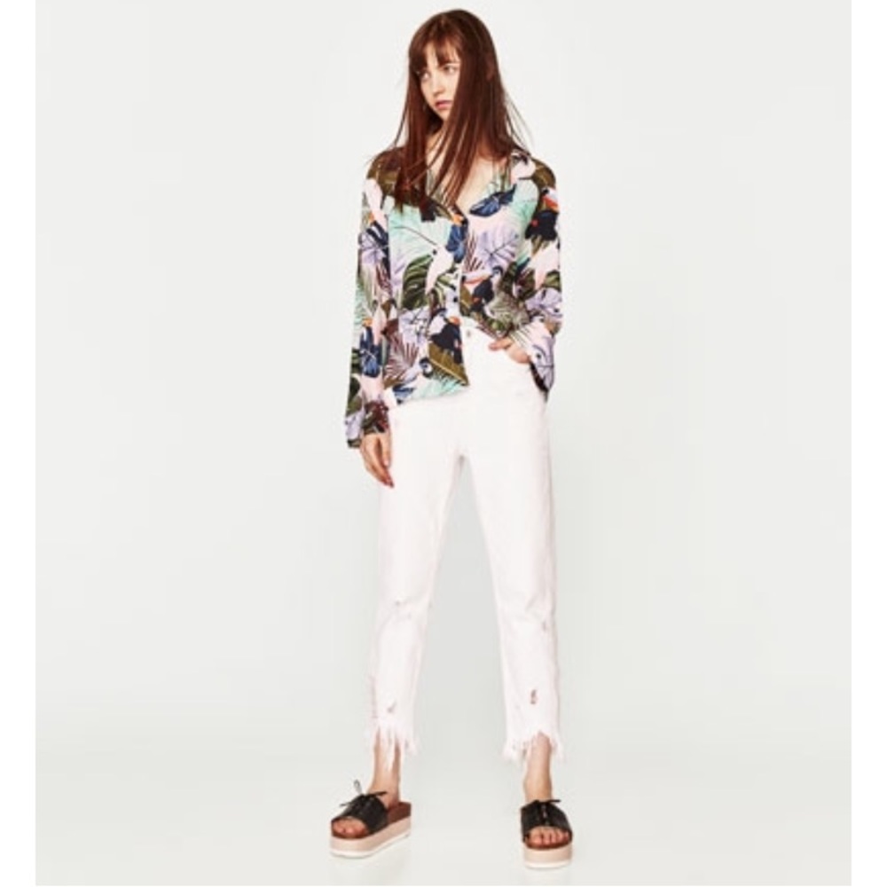 High waisted mom jeans