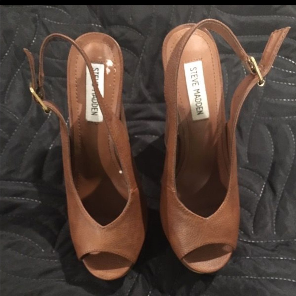 Steve Madden brown heels