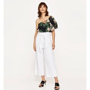 Floral print body suit