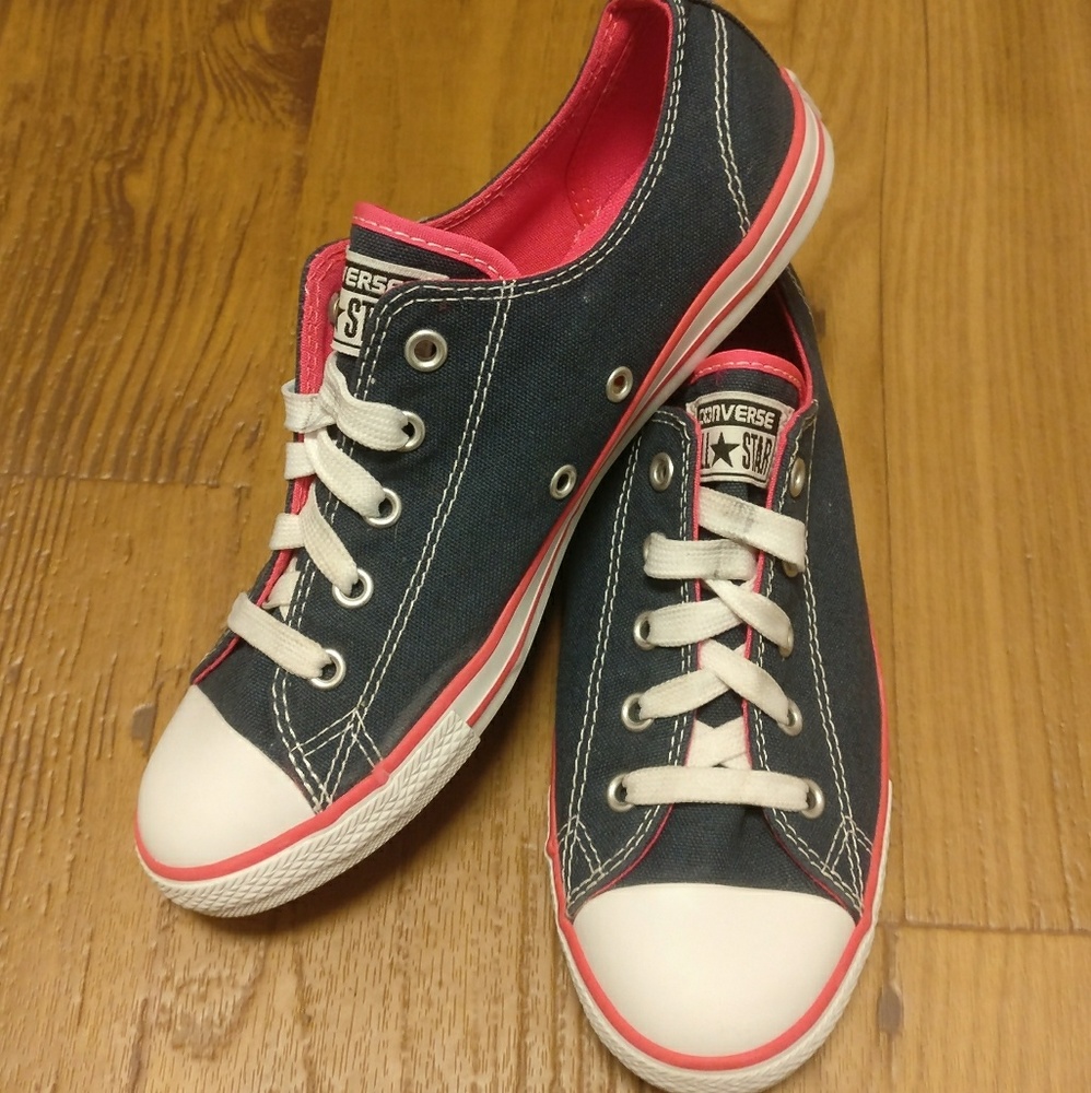 Blue Low Top Chucks Slim