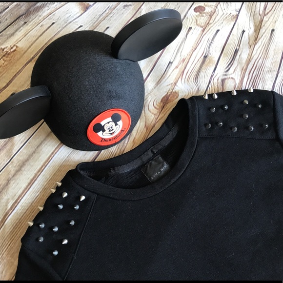 Zara Other - Zara Man Spiky Sweatshirt Black Small