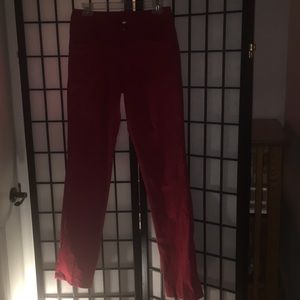 Pants red lulu lemon golf pants