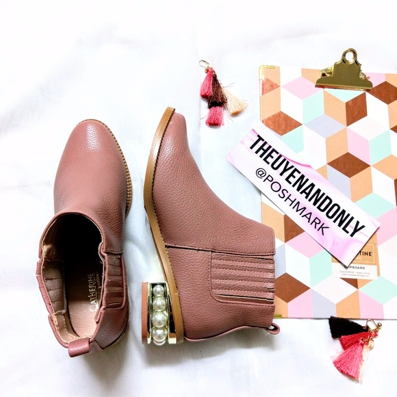 🎉HPx2🎉SALE Catherine Malandrino Rose Gold Bootie - Picture 5 of 8