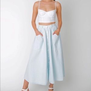 ❌SOLD❌American Apparel Denim Midi Skirt
