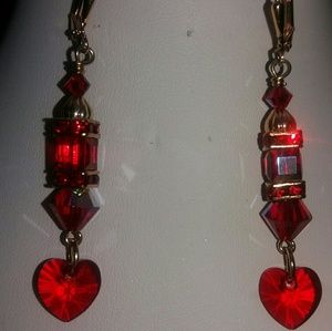 Hand made pierced earrings