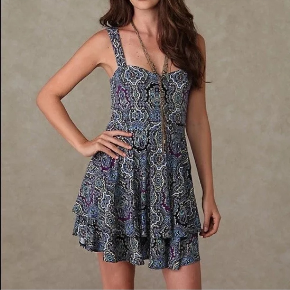 Free People "Paisley in Tiers" Dress