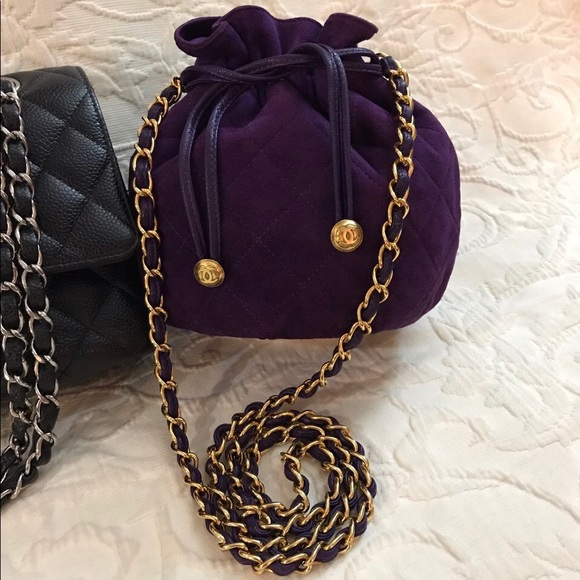 Chanel Medium Flap Black & Rare Mini Drawstring - Picture 2 of 3