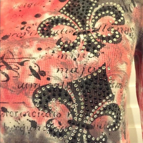 Embellished long sleeved top - Picture 3 of 5