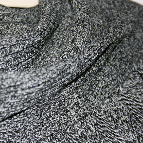 1 LEFT⚡ Fringe Cowl Neck Bodycon Sweater Dress NWT - Picture 6 of 8