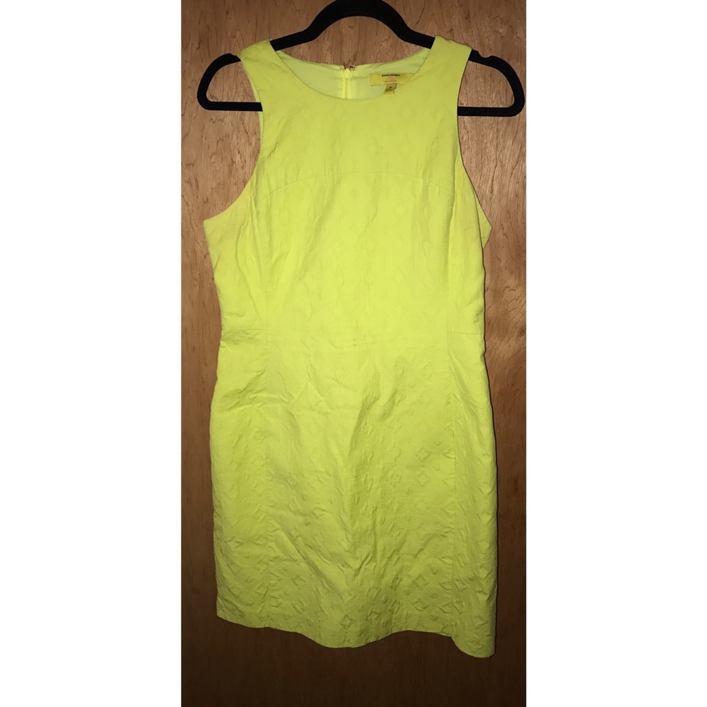 Bright Green Fitted Dress