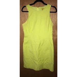 Bright Green Fitted Dress