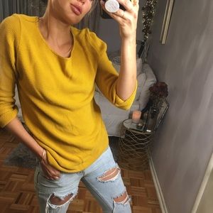 Mustard Yellow ~ Sparkle & Fade ~ Small ~ Blouse