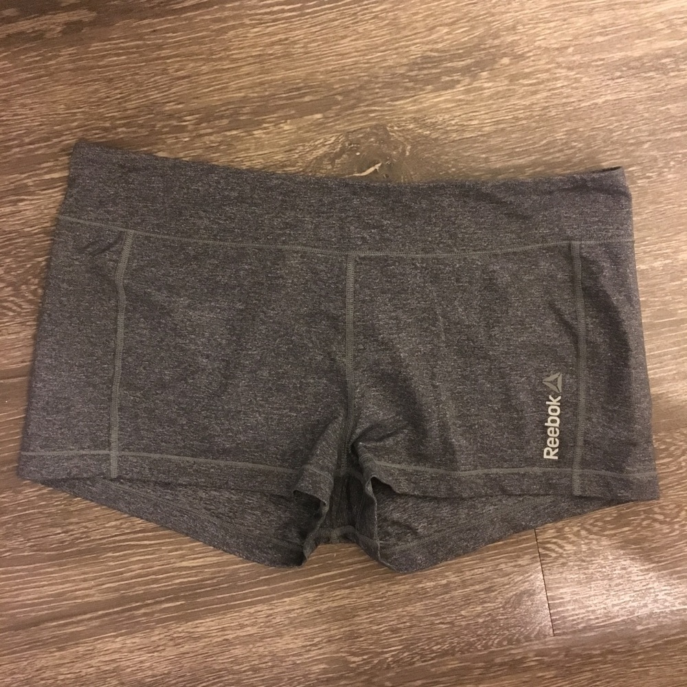 Grey Reebok Booty Shorts