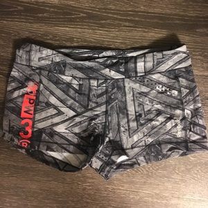 Reebok Grey Patterned Booty Shorts