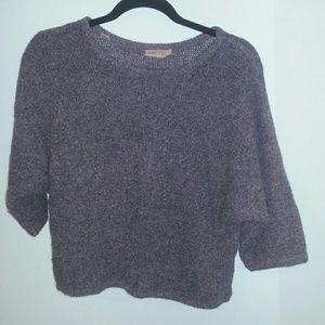 *DONATED!* Gray knit comfy sweater