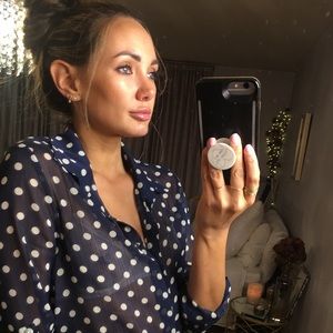 🔵⚪️ ~Polka Dot Blouse ~ ⚪️🔵