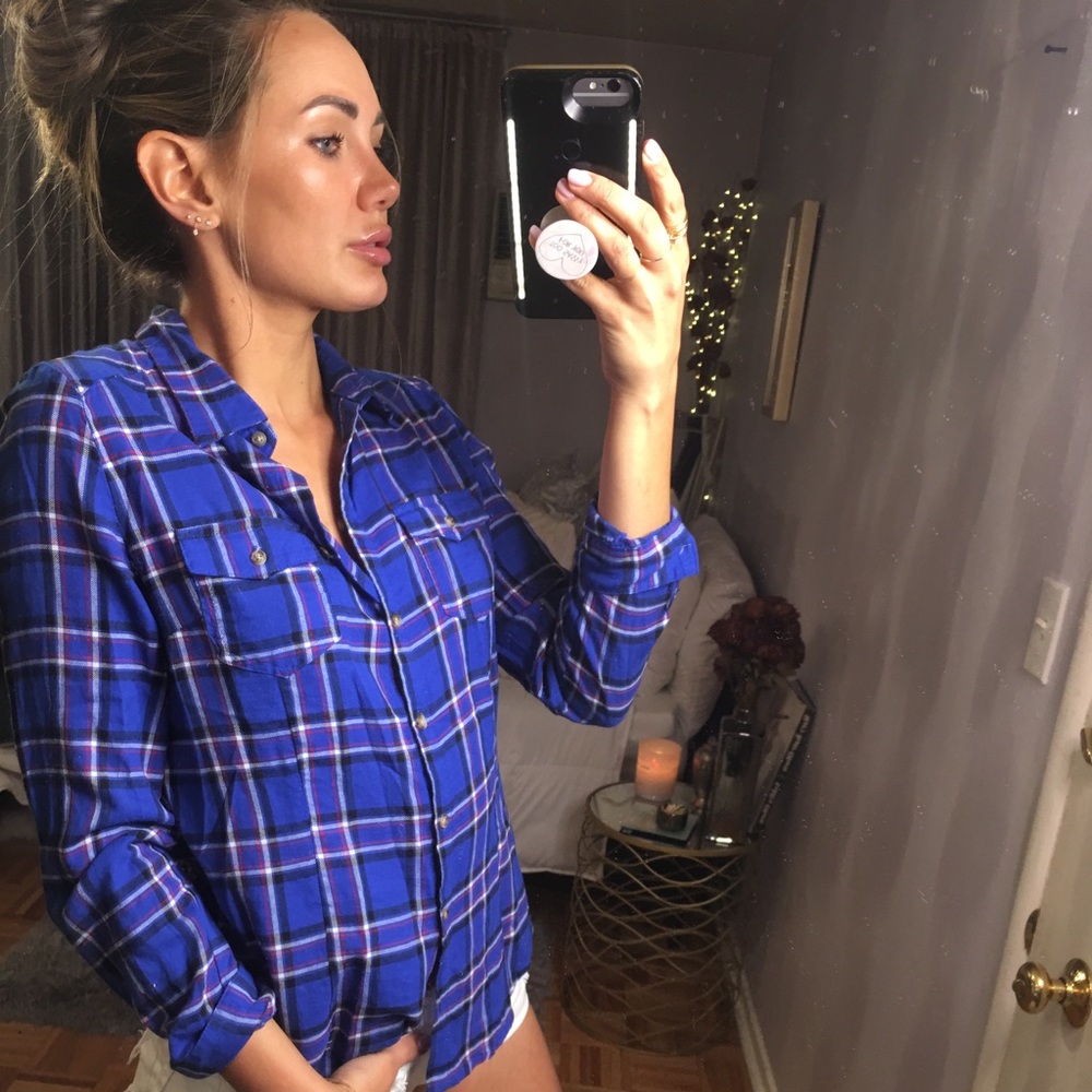🔹 Radiant Plaid Button Down 🔹 Zara