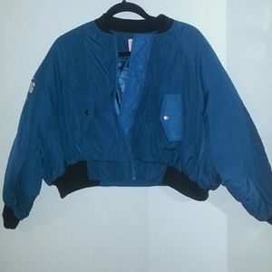 *Donating Soon!* Short blue comfy coat/jacket