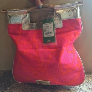 Lilly Pulitzer Clutch/Wristlet Fold You So Bag!