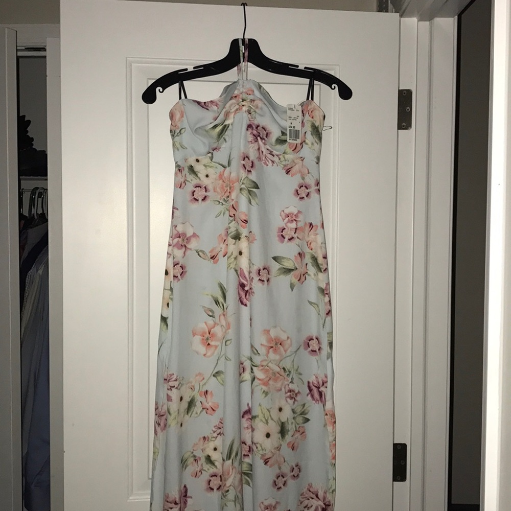 Forever 21 Floral Halter Top Dress NWT