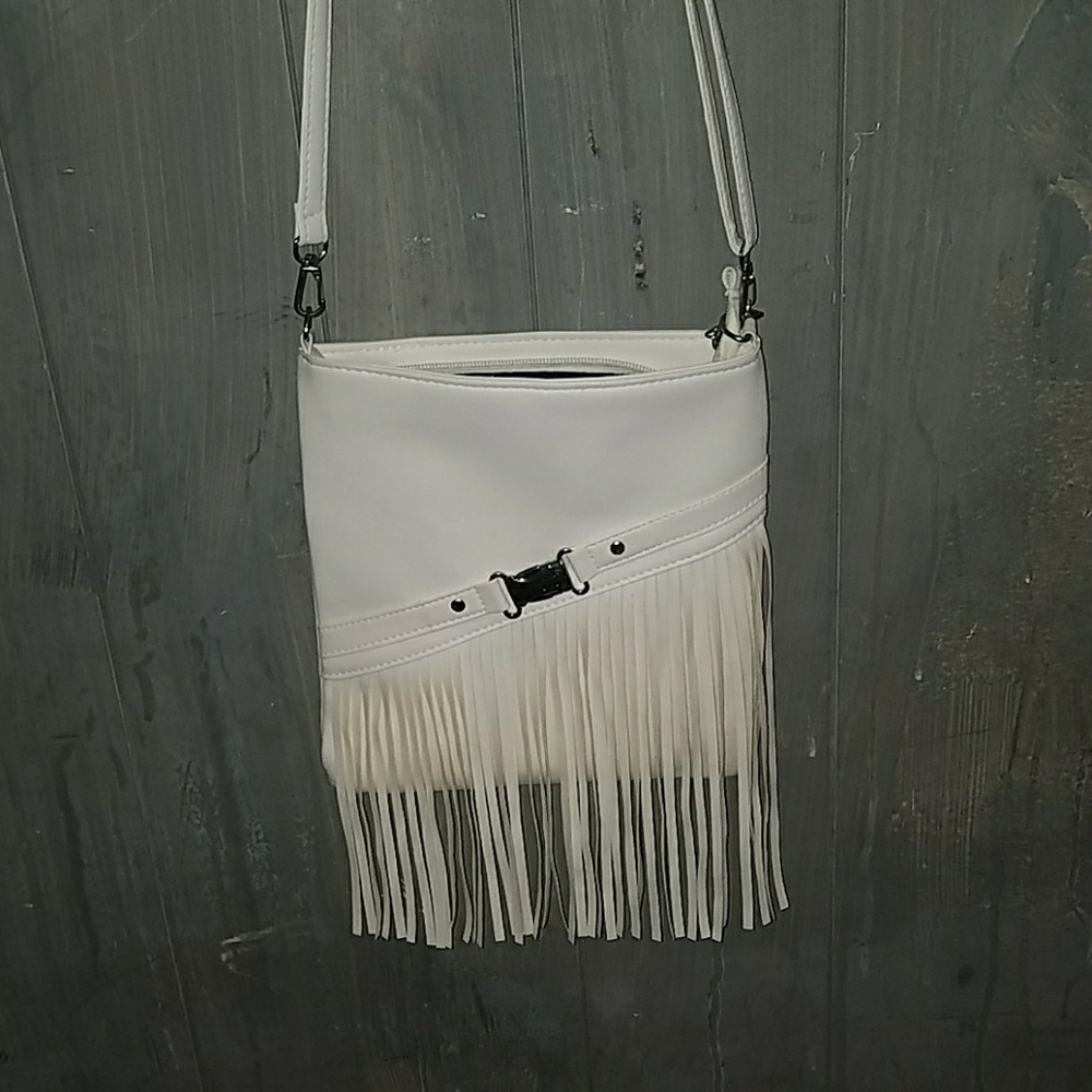 White purse