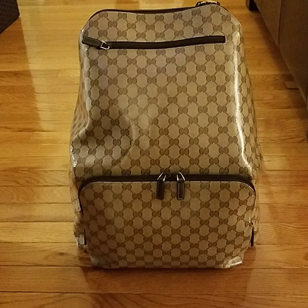 Gucci Crystal Collection Coated Canvas and Leather