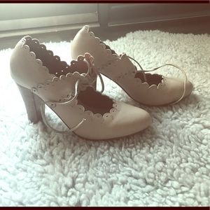 Handmade leather heels from ELF