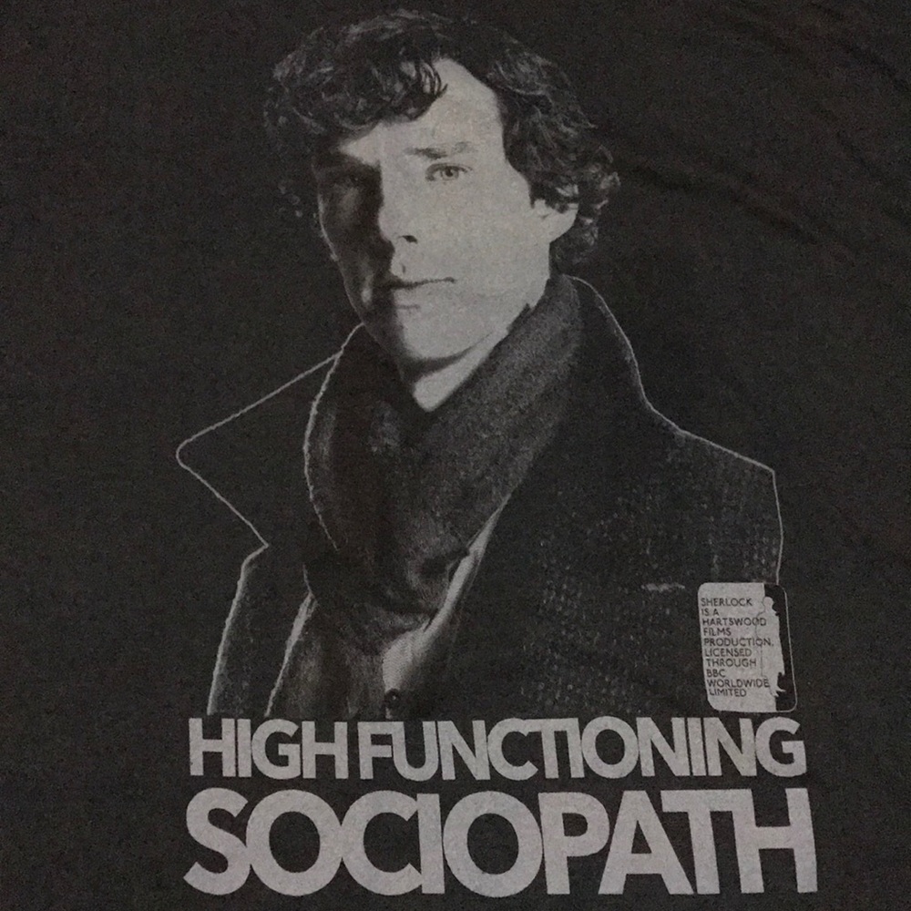 Sherlock Men's Tee Size XL