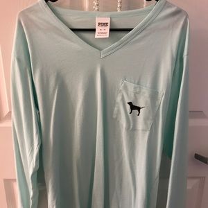 Pink long sleeve tee