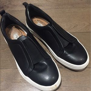 Black Steve Madden sneakers. Run rightly big