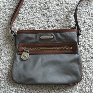 Michael Kors grey crossbody