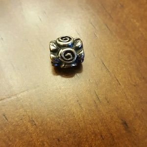 Authentic Rose Pandora bead