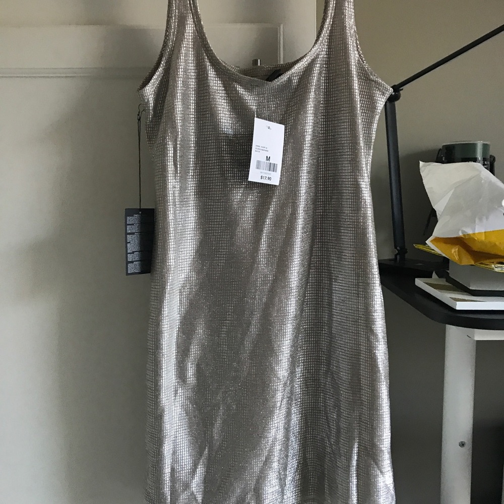 Gold forever 21 dress