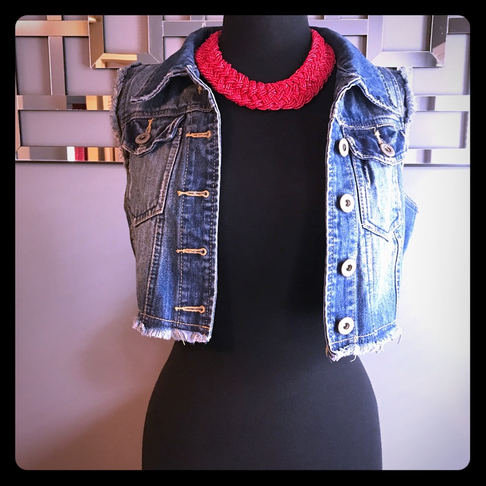 Denim vest