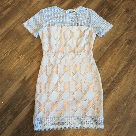 Carolina Blue Lace Dress | English Factory | Sz S - Picture 4 of 6