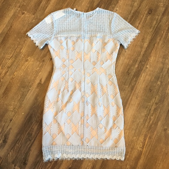 Carolina Blue Lace Dress | English Factory | Sz S - Picture 5 of 6