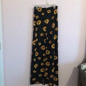 Sunflower elephant leg pants! Hippie festival wear
