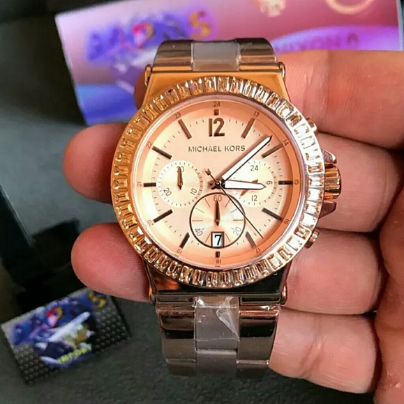Brand New Michael Kors Crystal Chronograph watch main image 5