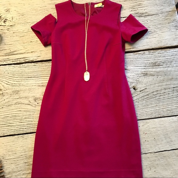 Trina Turk Dresses & Skirts - Trina Turk Judith Cold Shoulder Ponte Sheath Dress